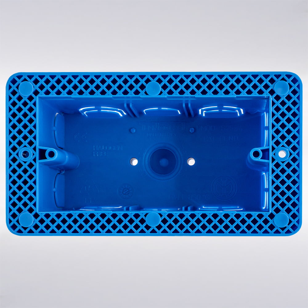 scatola portafrutto per cartongesso da 4 moduli